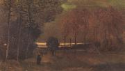 Autumn Landscape at Dusk (nn04), Vincent Van Gogh